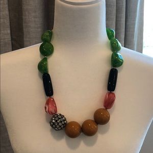 Anthropology statement necklace